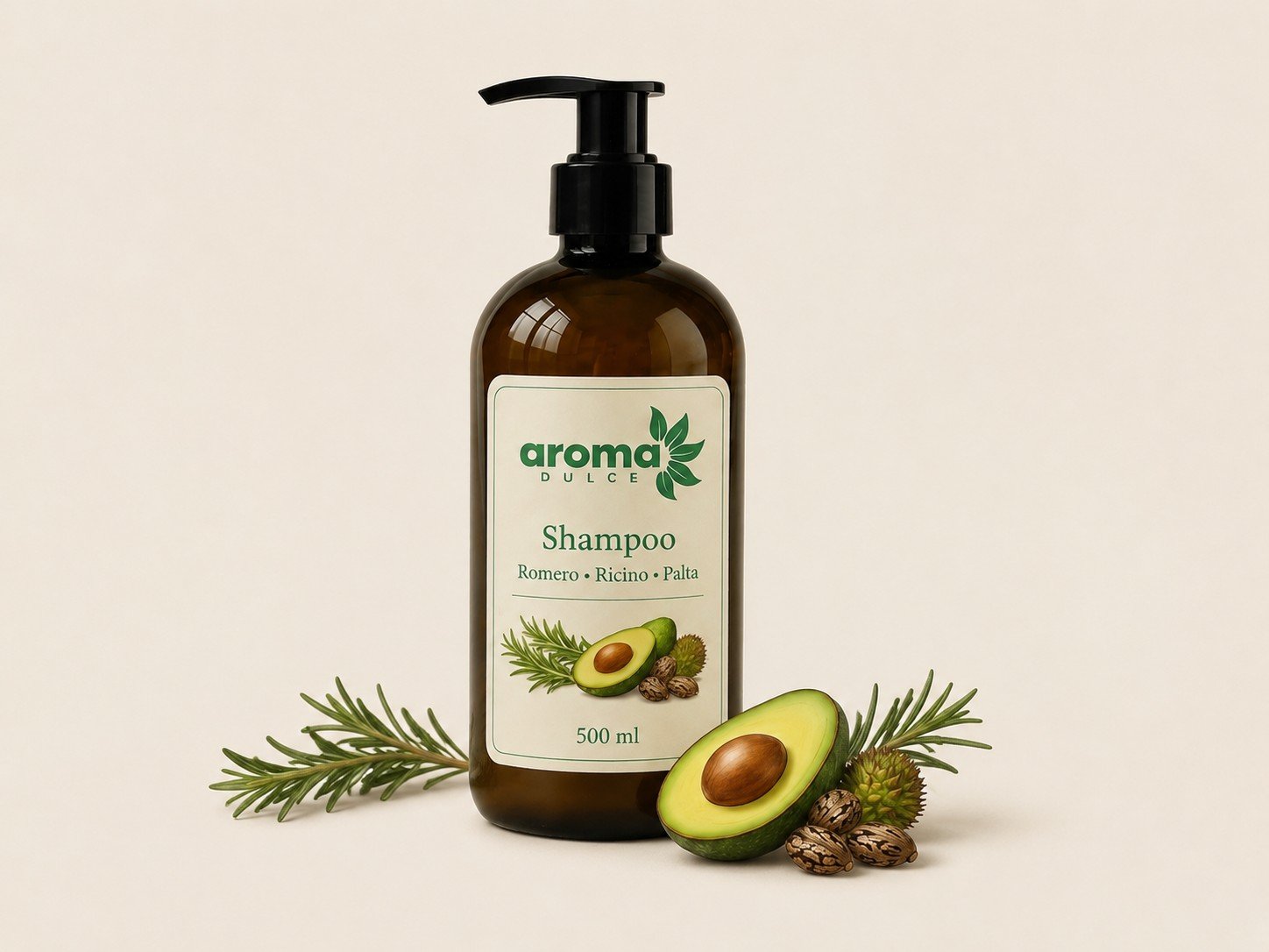 Shampoo Romero y Ricino